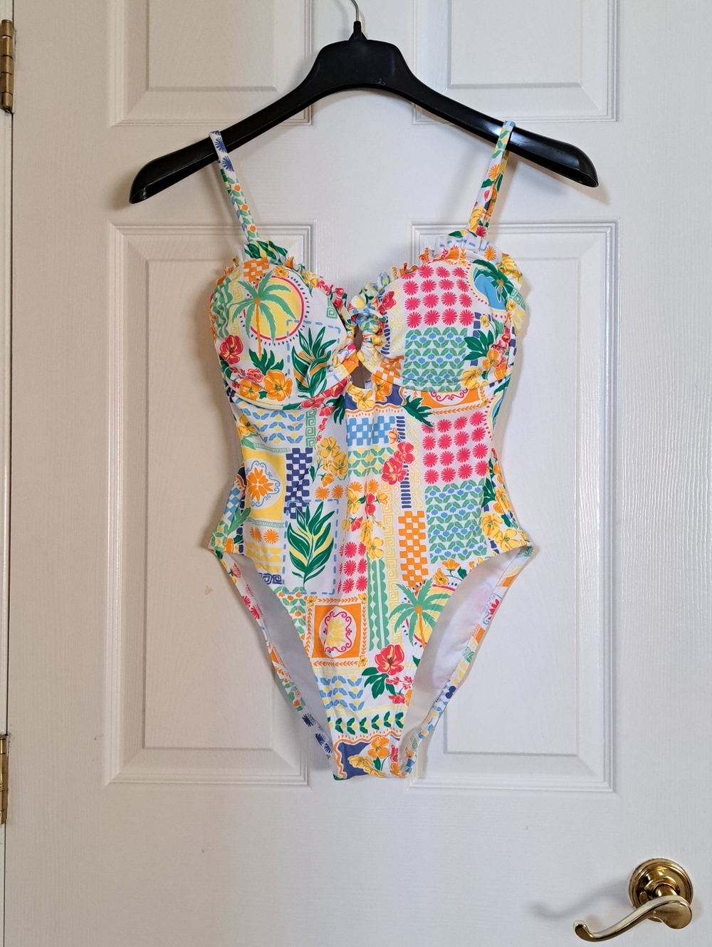 Time an Tru Women's Texture One-Piece Swimsuit